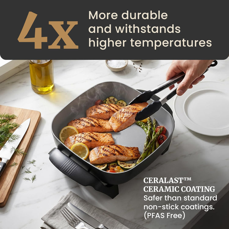 EG2313 PFAS Free Ceramic Electric Skillet