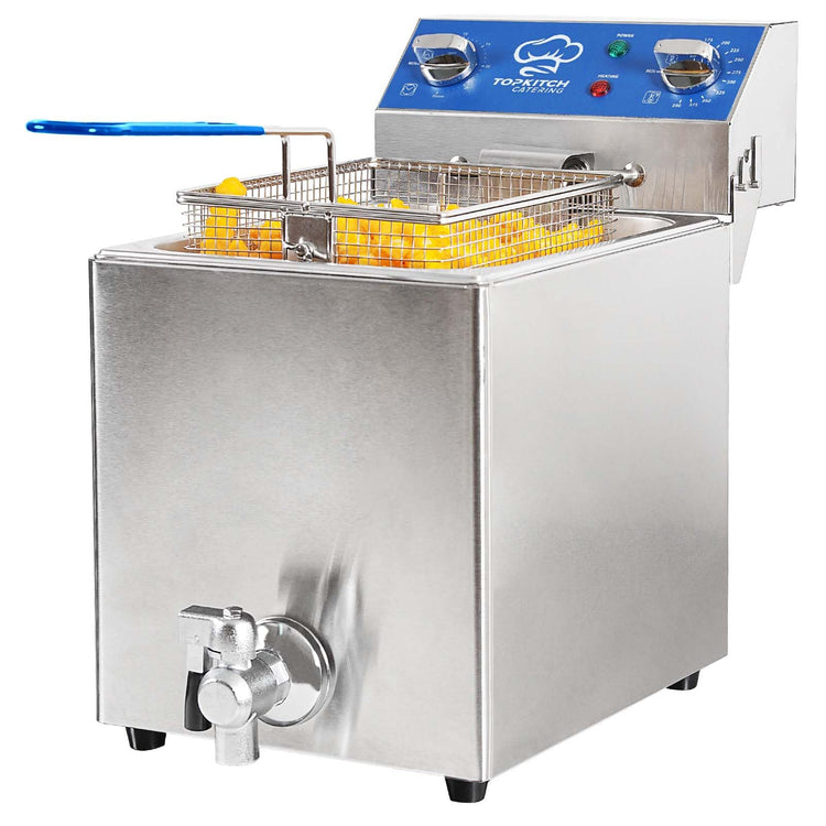8.5Qt Electric Fryer with Oil Drain
