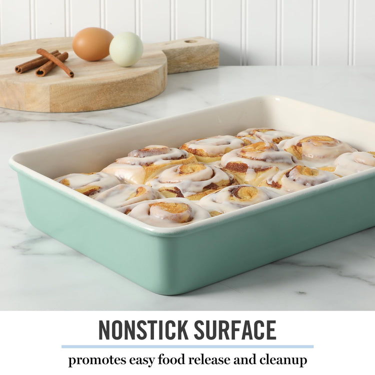 Gallen 13 x 9 Inch Rectangular Nonstick Carbon Steel Cake and Baking Pan