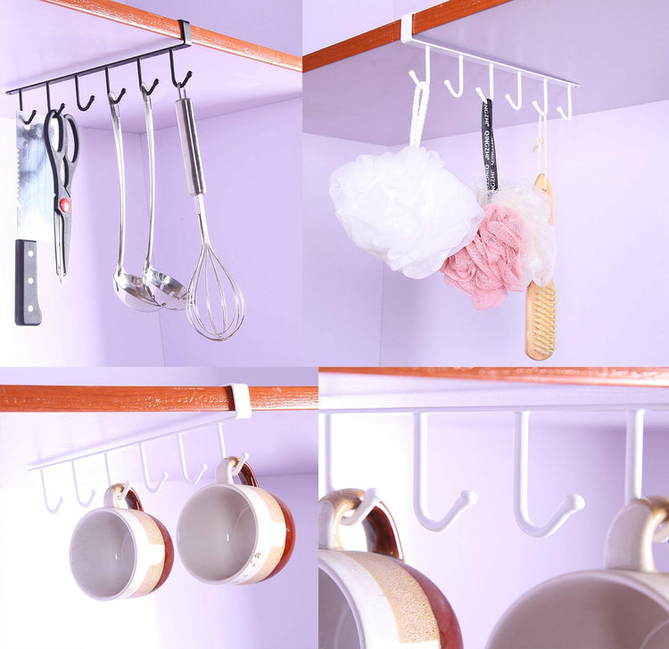 Cabinet Mug Holder Mug Cups Cabinet Mug Hooks Kitchen Storage Hanging Hooks (2 Count)