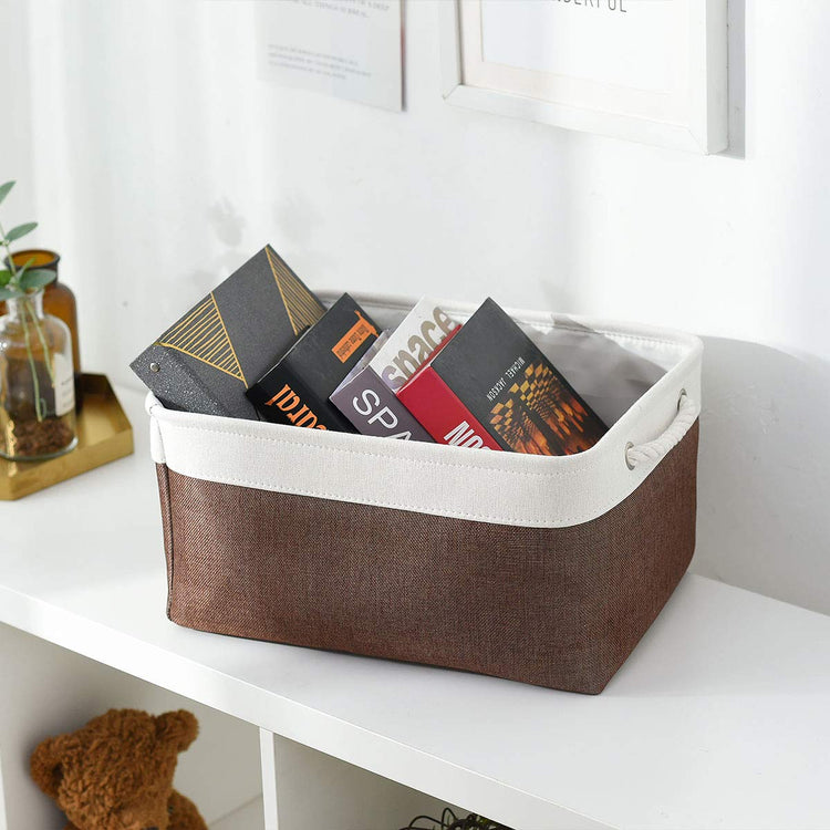 Large Storage Baskets for Shelves (3 Count)