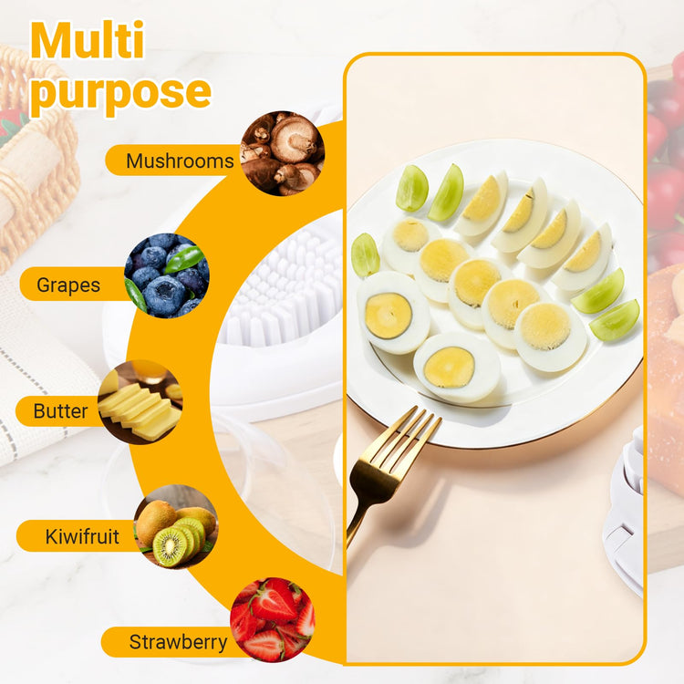 Egg Slicer and Grape Slicer for Fruit Salad