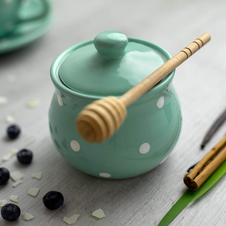 Ceramic Sugar Bowl with Lid