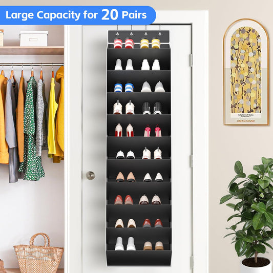 10 Tiers Large Size Over the Door Shoe Organizer Storage