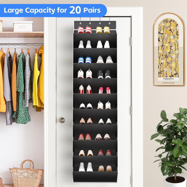10 Tiers Large Size Over the Door Shoe Organizer Storage