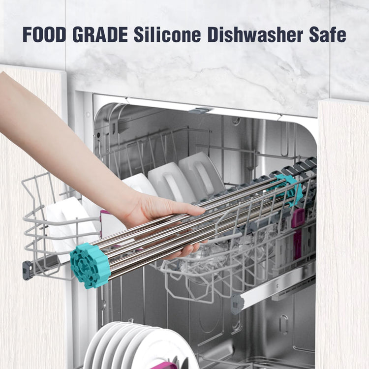 Roll Up Dish Drying Rack Over Sink