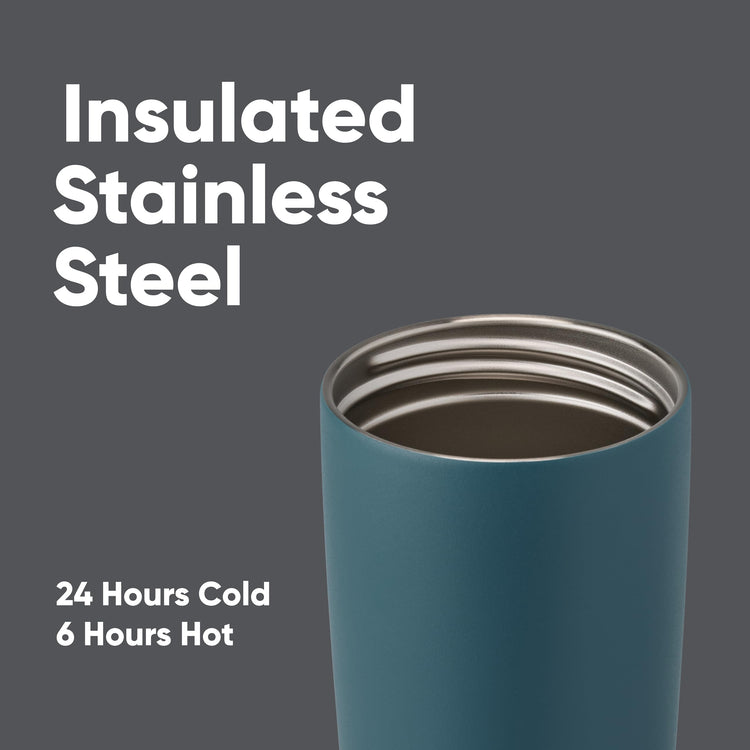 SmoothSip Slider Insulated Stainless Steel Coffee Tumbler
