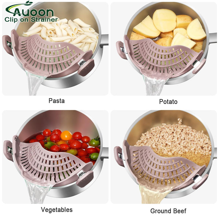 Pot Strainer Clip on Silicone