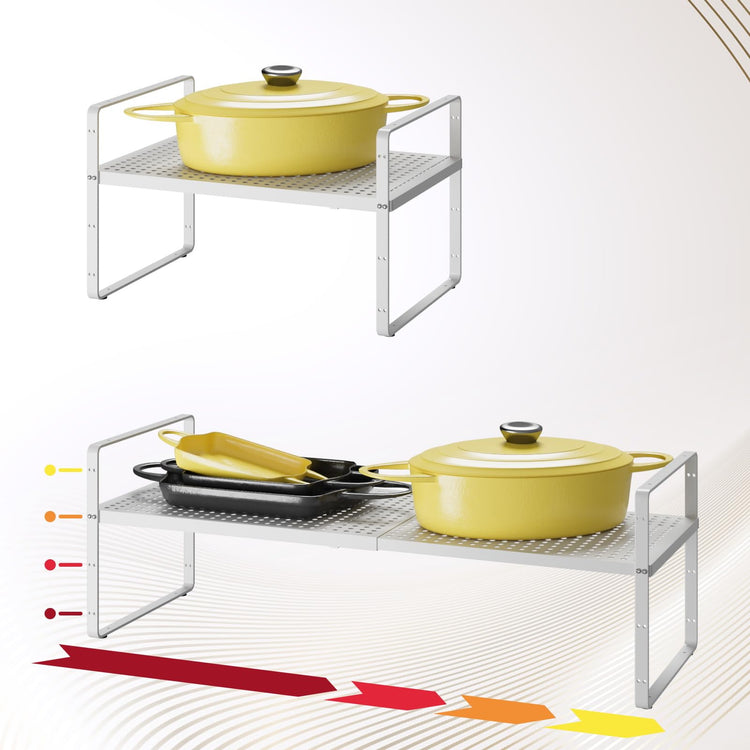 16.5~27.1" Expandable Shelf with Hole (16 Count)