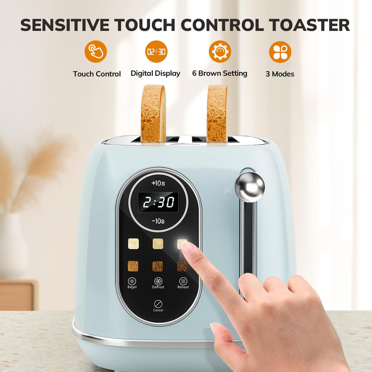 Smart Touch Screen Toaster 2 Slice