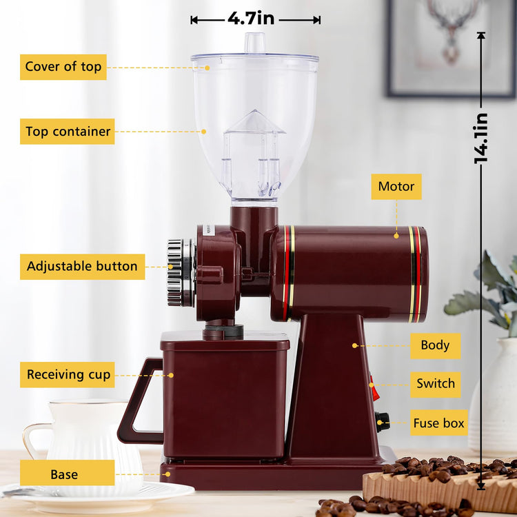 Electric Burr Coffee Grinder