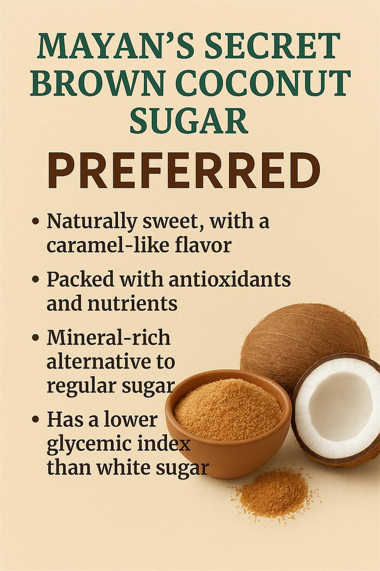 2 lbs USDA Certified Brown Coconut Sugar Organic for Baking (32 Ounce)