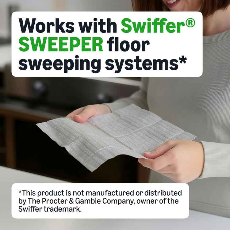 Dry Sweeping Cloths for Floor Cleaning (64 Count)