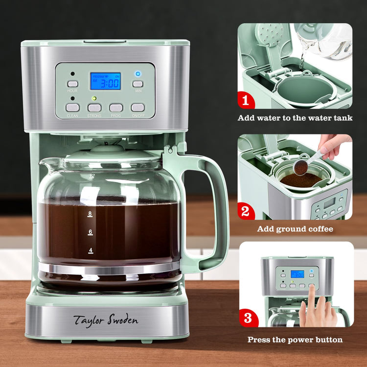 12 Cup Programmable Coffee Maker