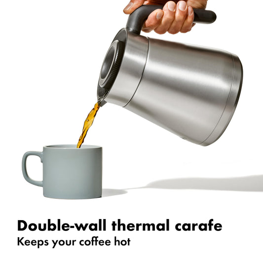 Brew 12 Cup Coffee Maker With Podless Single