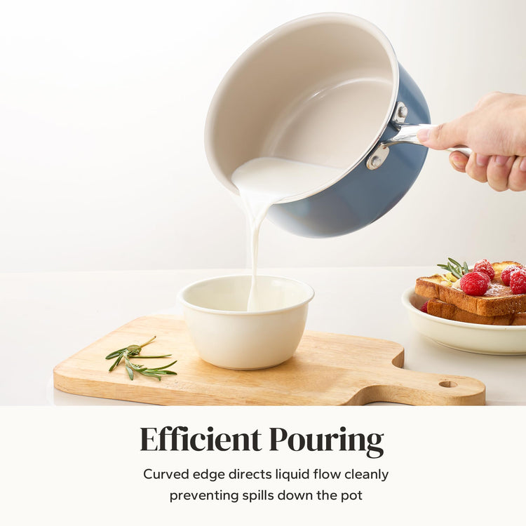 Nonstick Ceramic Sauce Pan With Lid