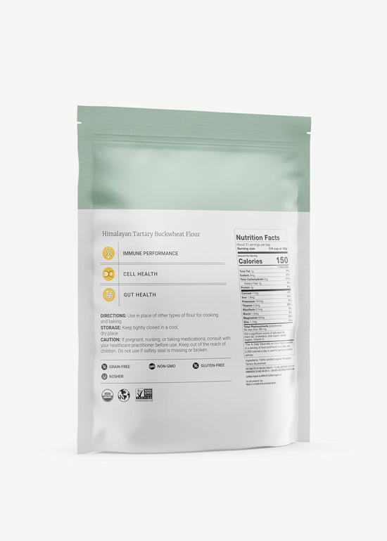 Big Bold Health Himalayan Tartary Buckwheat (HTB) Super Nutrition, Gluten-Free Flour Alternative for Baking. Certified Organic, Non-GMO, and Kosher - Nestoria