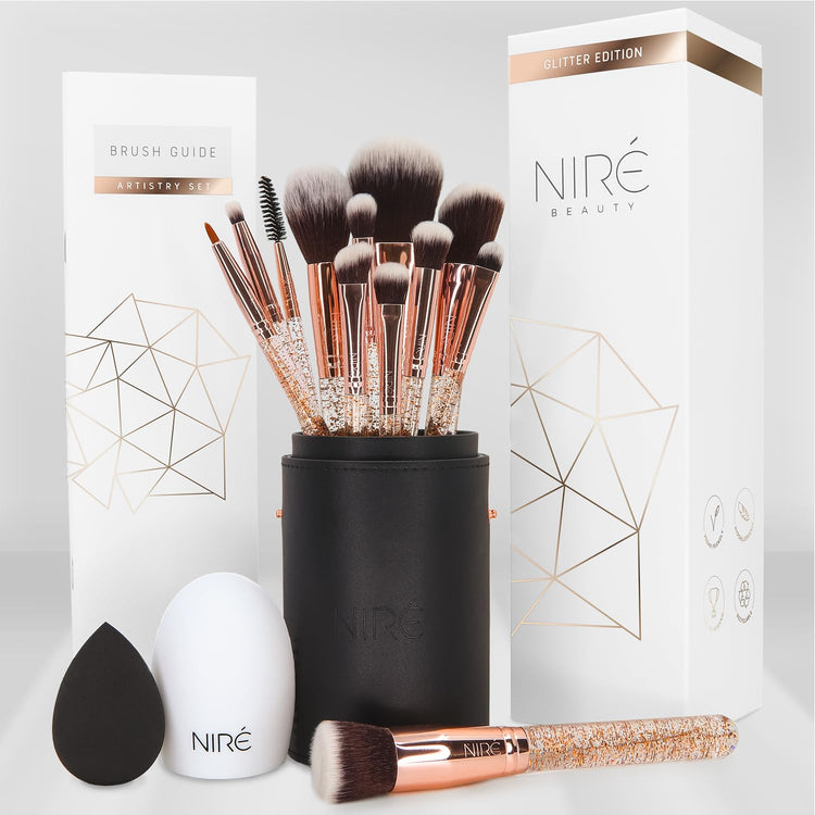 Beauty Glitter Makeup Brush Set
