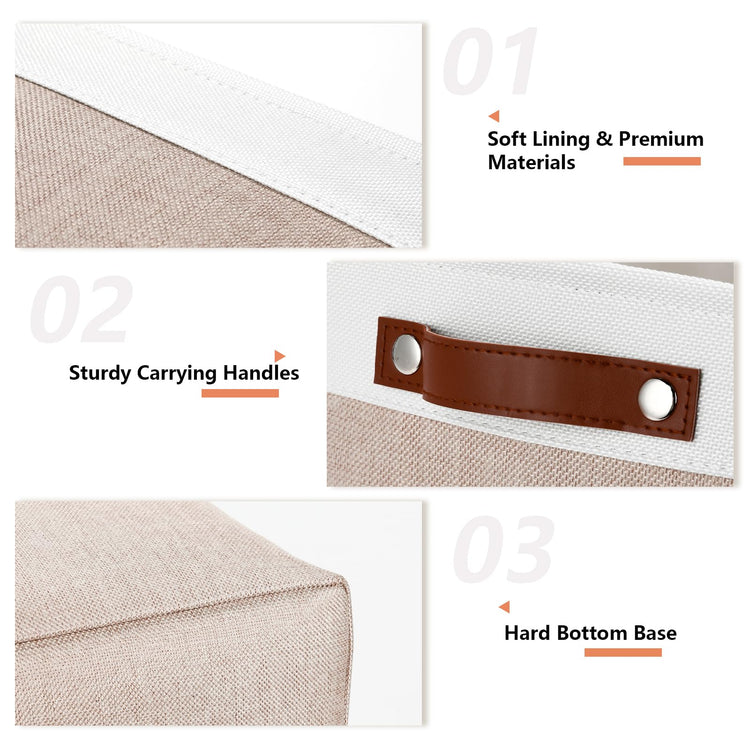 Fabric Storage Bins (3 Count)
