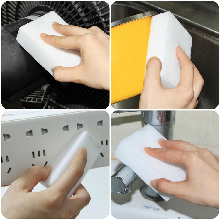 28 Pack 2X Density Melamine Sponge Bulk Magic Cleaning Eraser Pads Multiuse (28 Count)
