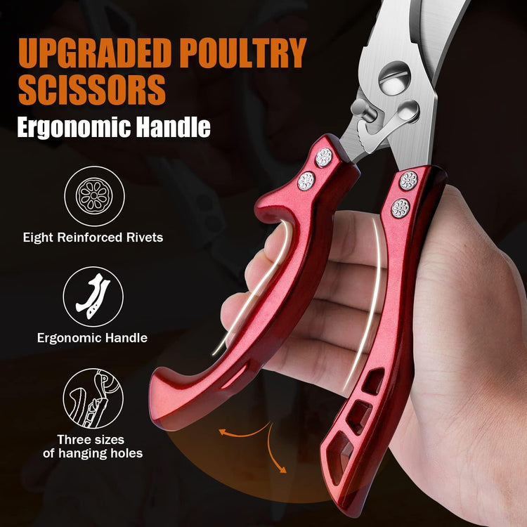 Poultry Shears Red