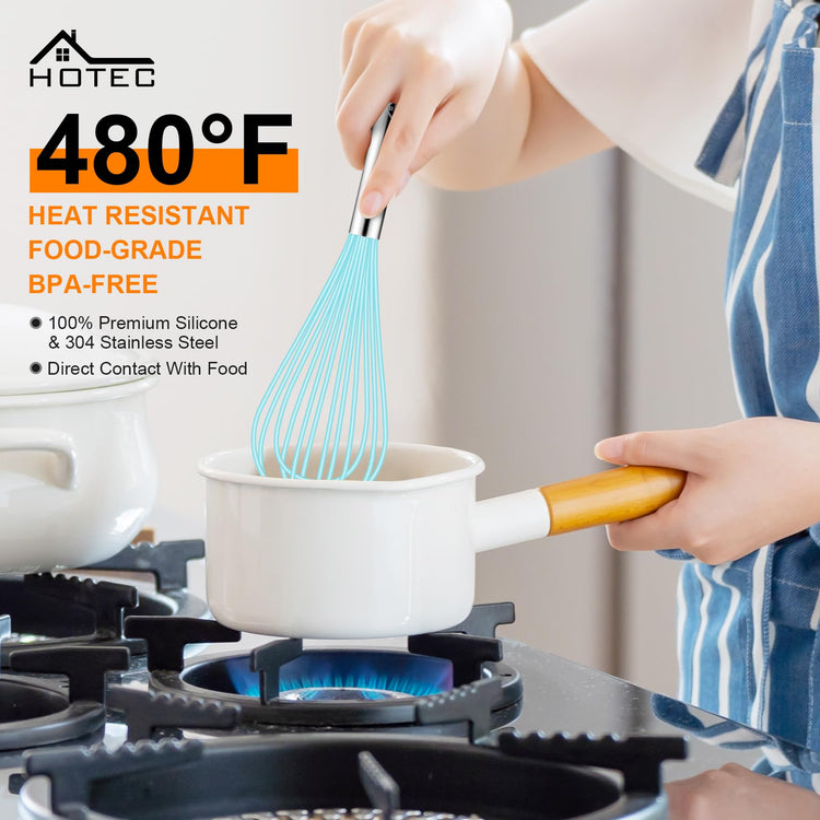 4 Pieces Silicone Whisks Set