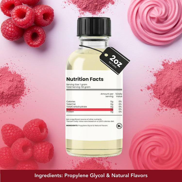 Natural Raspberry Extract 2 oz (2 Ounce)