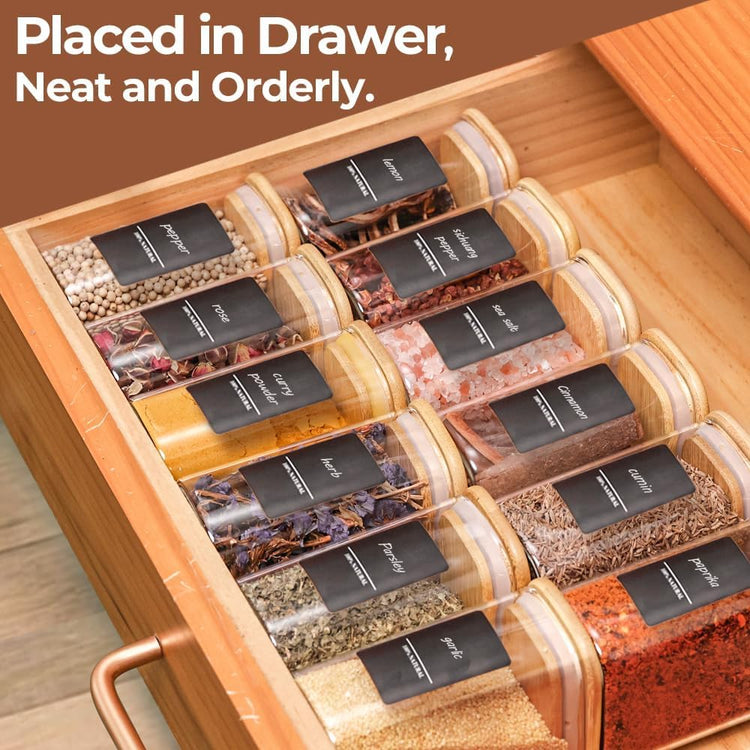 Spice Jars 8oz Set of 6 (6 Count)
