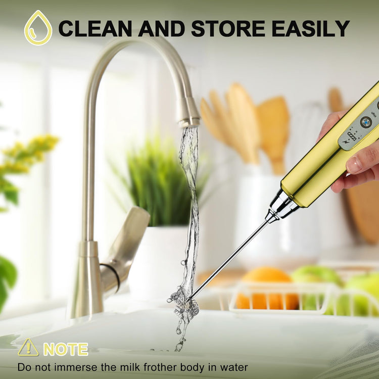 Handheld Milk Frother Wand for Coffee