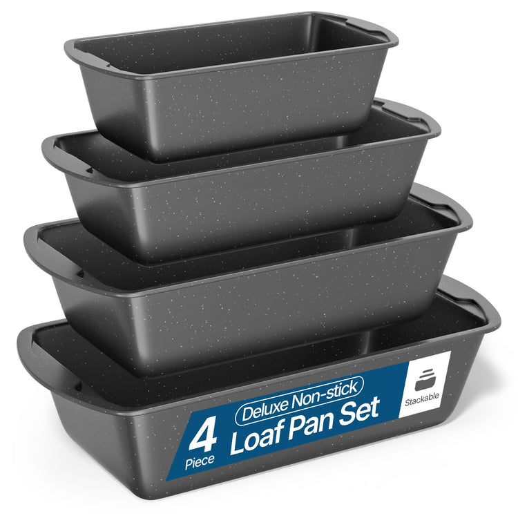 Nonstick Loaf Pan Set Pack of 4 (4 Count)