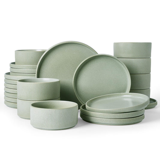 Star Stoneware Dinnerware Sets for 8 (24 Count)