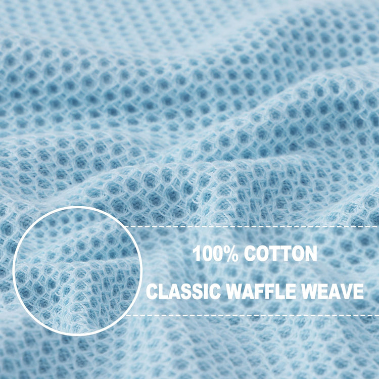 100% Cotton Waffle Weave Kitchen Dish Towels 4 (4 Count)
