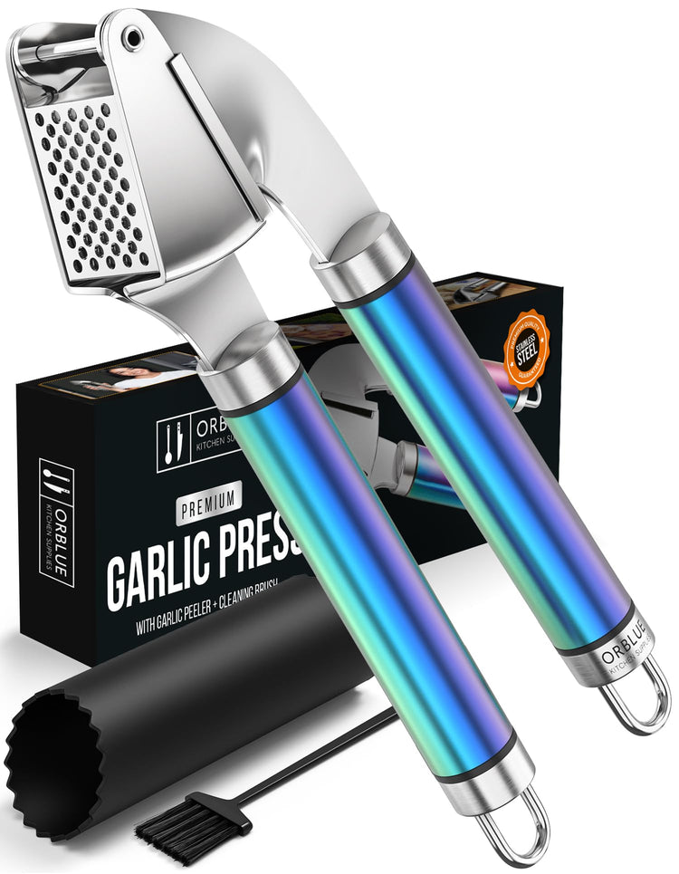 Garlic Press and Peeler Set