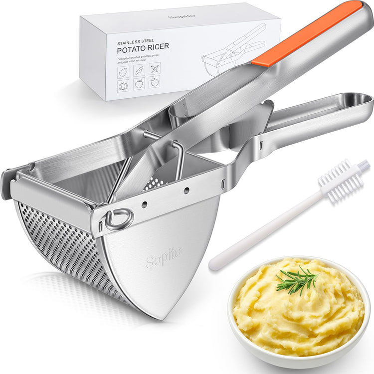 Potato Ricer Sopito Stainless Steel Potato Masher for Commercial and Home Use
