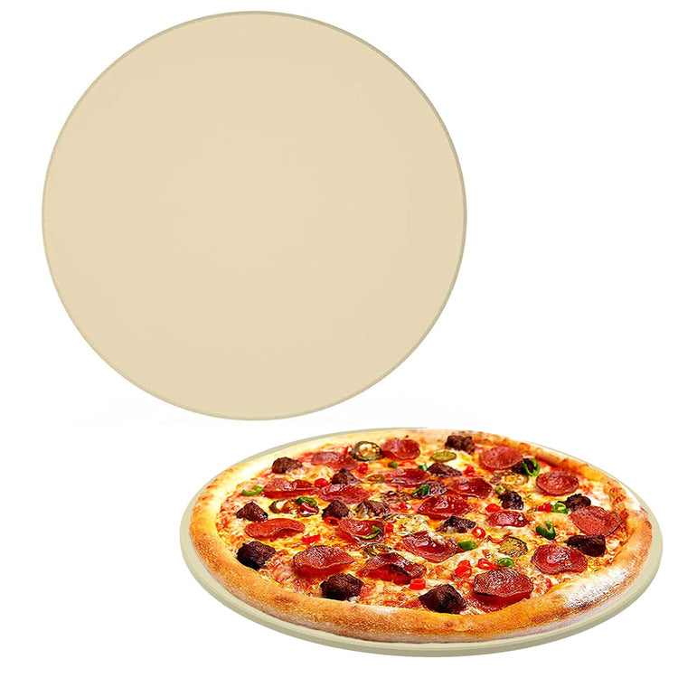 15" Round Pizza Stone for BBQ Oven Grill