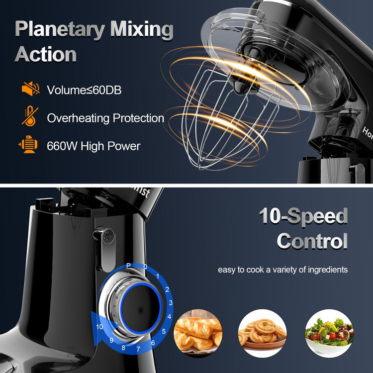 Stand Mixer 6.5QT 10