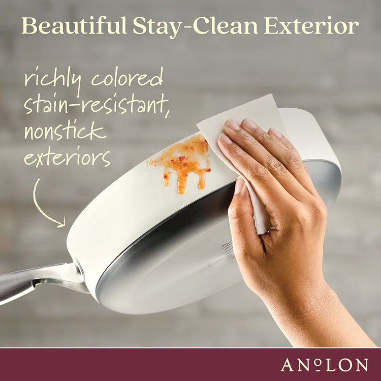 Achieve Hard Anodized Nonstick Sauté Pan with Lid