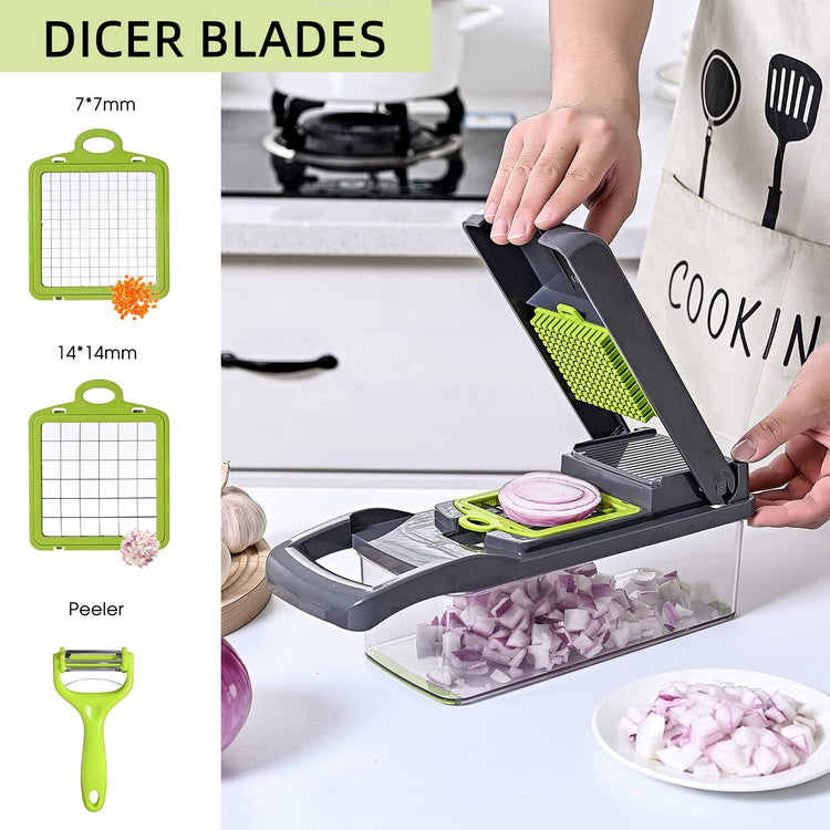 Vegetable Chopper with Container 16