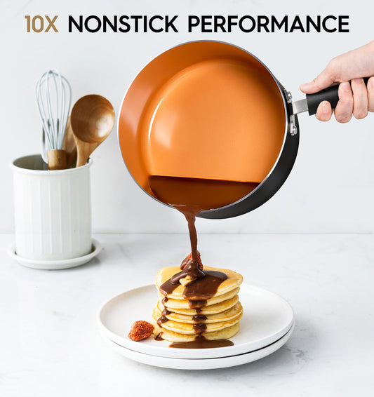 3 Quart Nonstick Sauce Pan with Lid