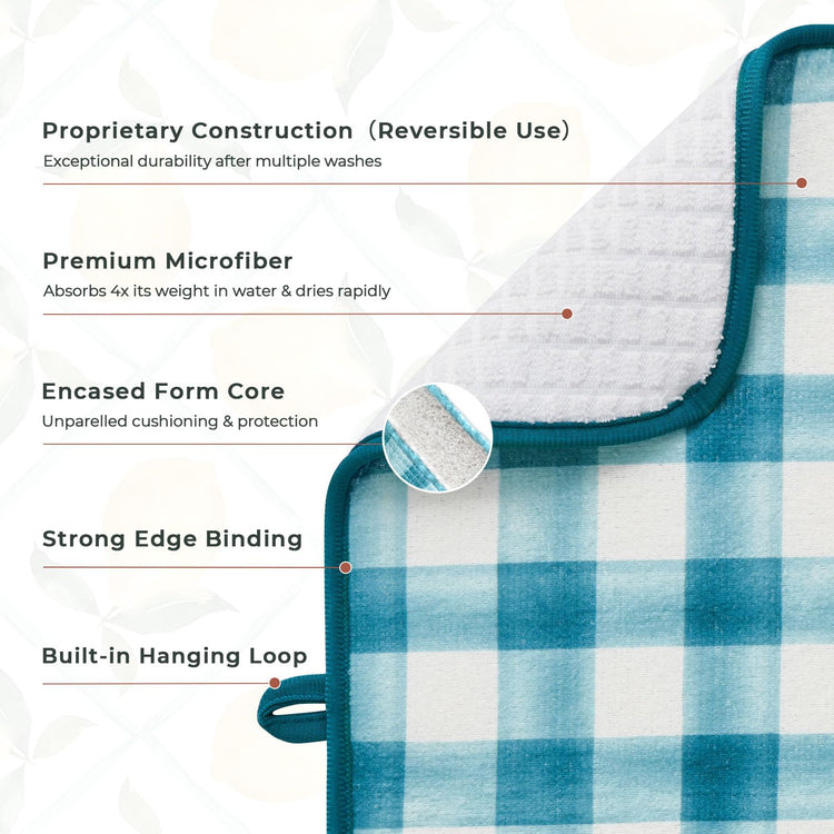 Dish Drying Mats 2 Pack (2 Count)