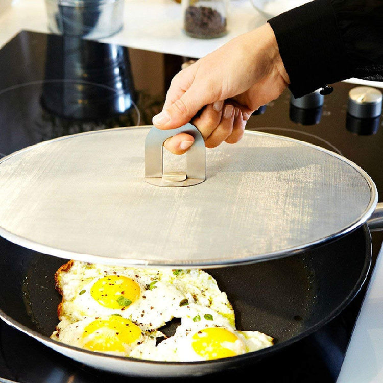 3 Pack Grease Splatter Screen for Frying Pan 9.8