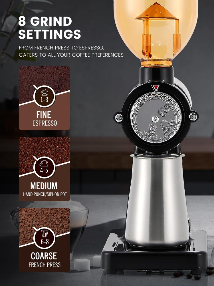 60mm Flat Burr Coffee Grinder