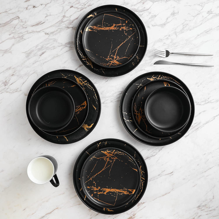 Gold Splash Dinnerware Set