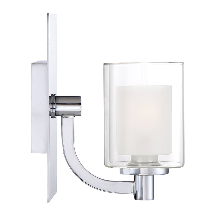 Kolt 1 Light Polished Chrome Wall Sconce