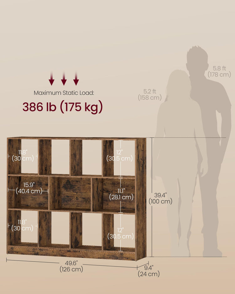 Bookcase Open Storage Shelf
