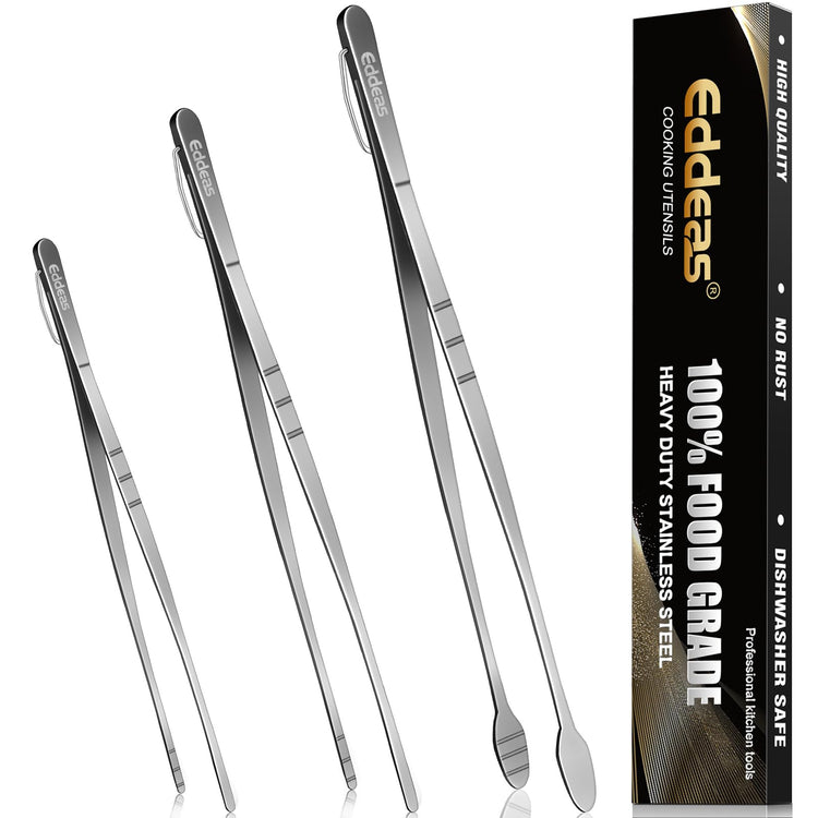 kitchen tweezers for cooking tweezers stainless steel tongs 12"10"8"