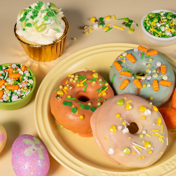 Spring Sprinkles for Cookies 4.23 Ounce Green Sprinkles for Baking Green Eggs Perfect for Easter Cake Decorations