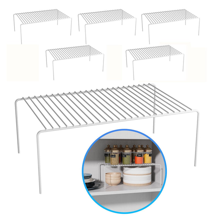 6Pack Cabinet Storage Shelf Rack (6 Count)