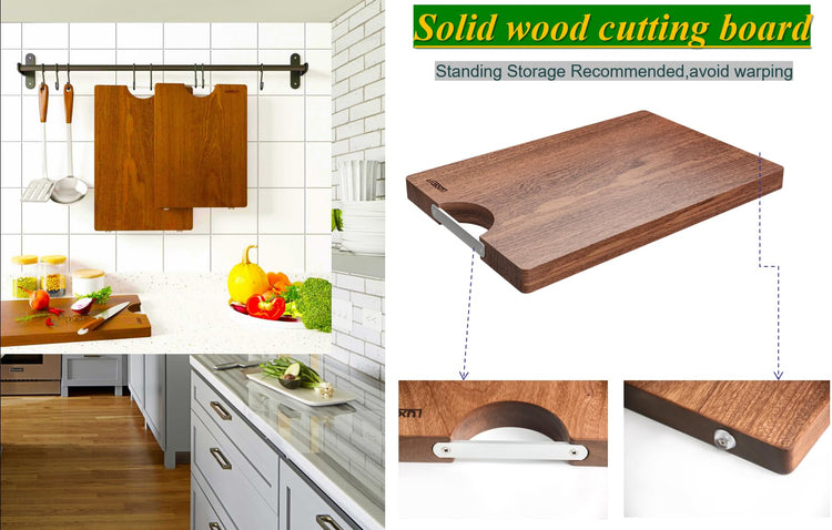 Solid Sapele Wood Cutting Board One