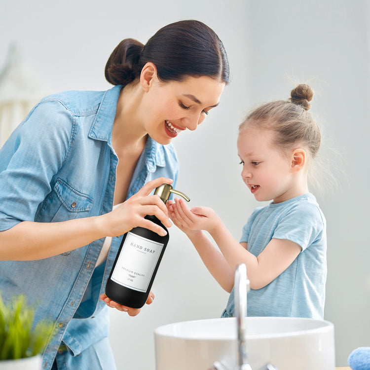 Glass Soap Dispenser for Kitchen